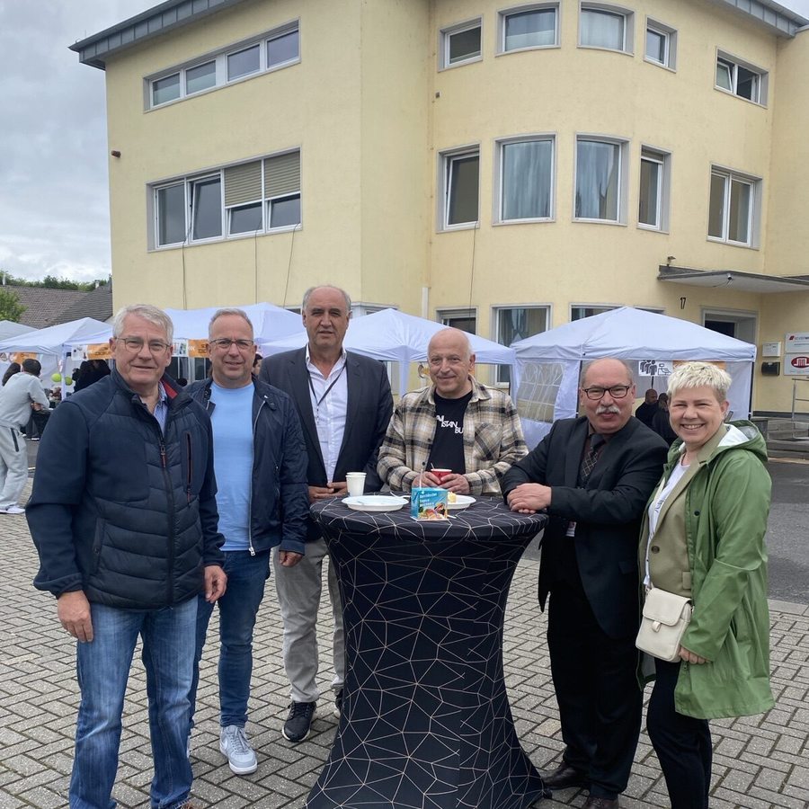 Vertreter der CDU Bedburg zu Besuch beim Frühlingsfest